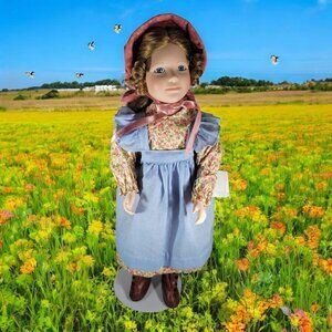 Ashton Drake Little House on‎ the Prairie Mary Ingalls Original 1993 Doll Stand